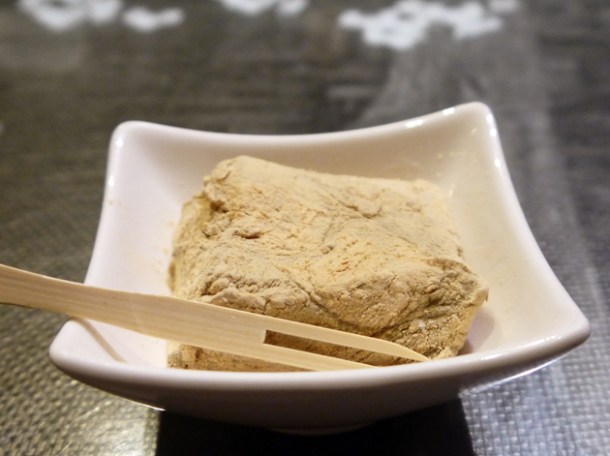 green tea and coconut mochi at five cent driftwood house