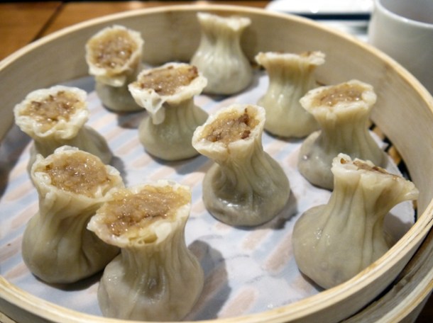 pork and glutinous rice dumplings at din tai fung taipei 101