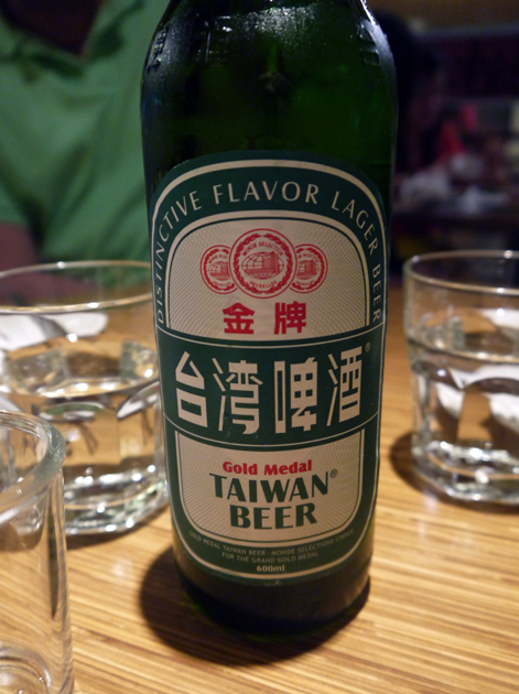 taiwan beer at kiki taipei
