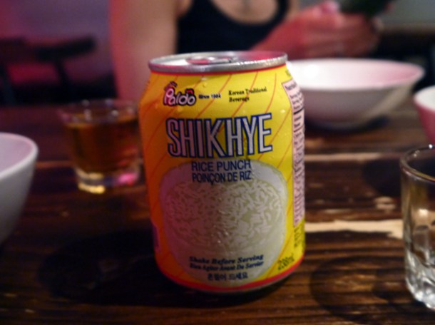 rice punch at kimchi princess