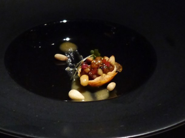 pescatarian amuse bouche at hkk