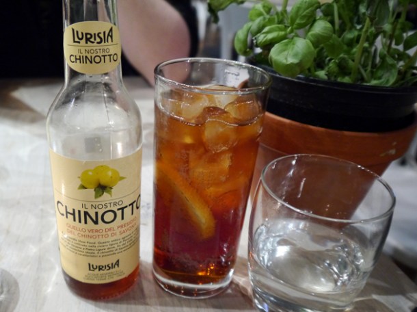 chinotto lurisia at rossopomodoro