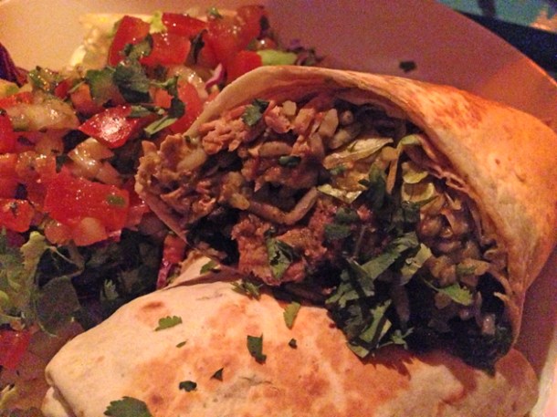 pork burrito from barrio central