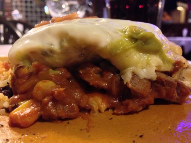 pork burrito at robin hood