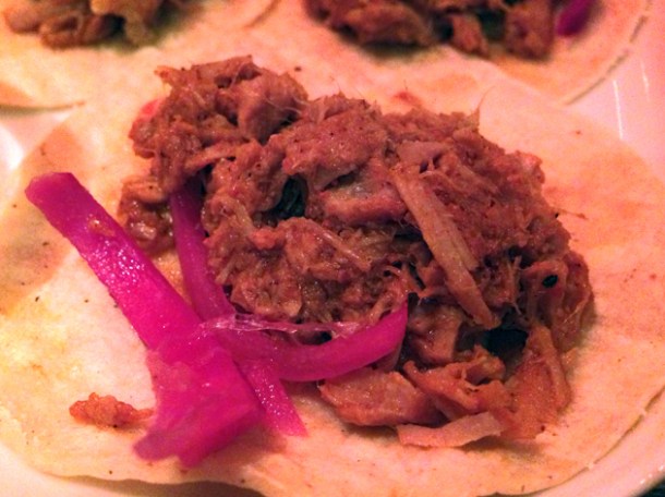 pork taco from tacuba