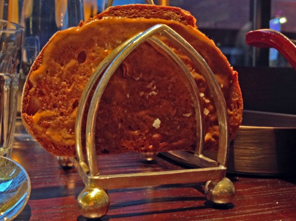 cep puree on toast at social eating house