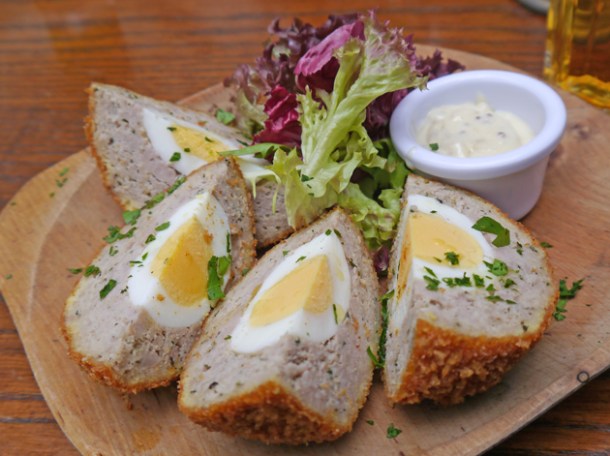 scotch egg at the lukin