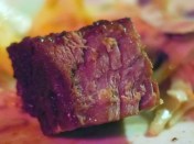 bite-size burnt end at bodean's fulham