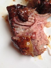 jacob's ladder beef rib at bbq whiskey beer