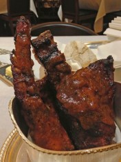 pork ribs at blue boar
