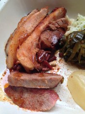 smoked and cured jowl at pitt cue