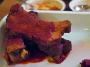 st louis cut pork spare ribs at porky's
