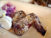 chicken wing from last summer swine