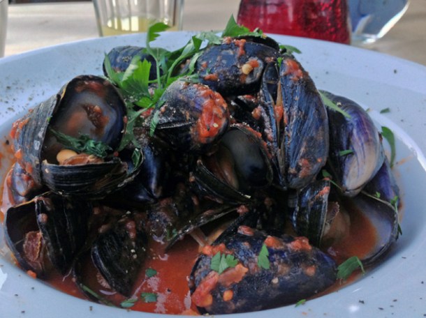 mussels at osteria tufo
