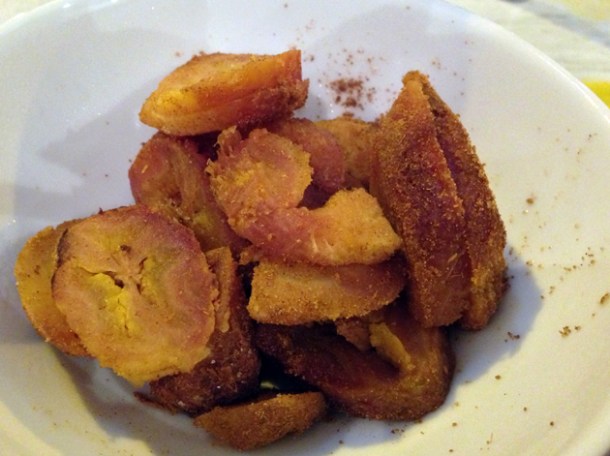 roast plantain at rub slow food diner