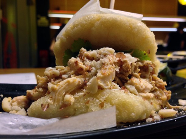 chicken hirata bun from japanese canteen