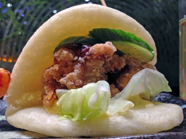 chicken karaage hirata bun at shoryu