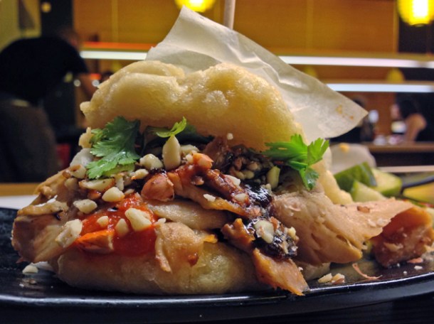pork gua bao from japanese canteen