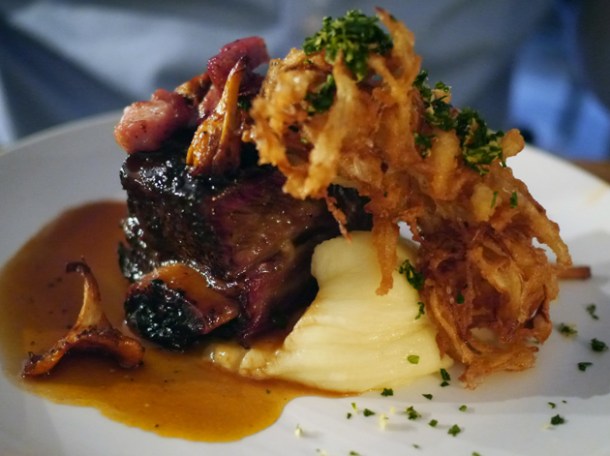 short rib bourguignon at smokehouse