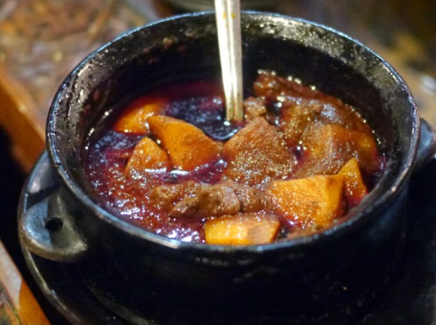 pumpkin and lamb wot at lalibela