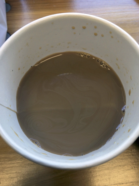 vietnamese coffee at banh mi hoi an