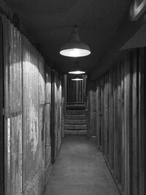 barnyard london restaurant hallway