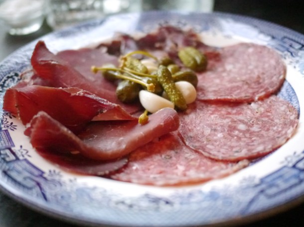 charcuterie at 8 hoxton square