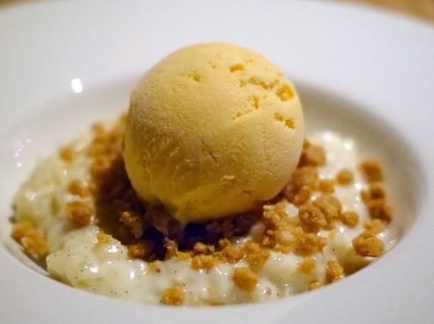 rice pudding at bilbao berria regent street