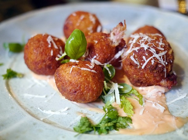 croquette balls at whyte and brown