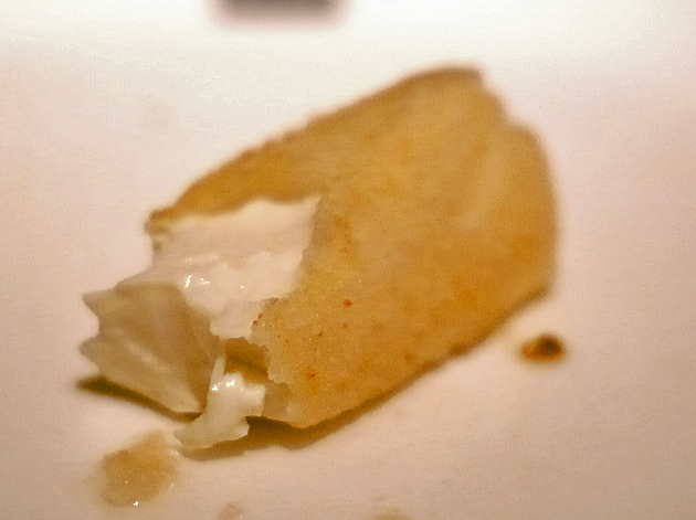 close up of crispy tofu at shanghai blues