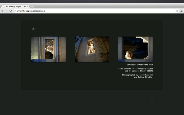 the wapping project food restaurant website