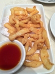 deep fried squid at young cheng