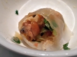 inside pork and radish dumpling fen guo at pearl liang