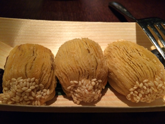 molten chestnut tarts at plum valley