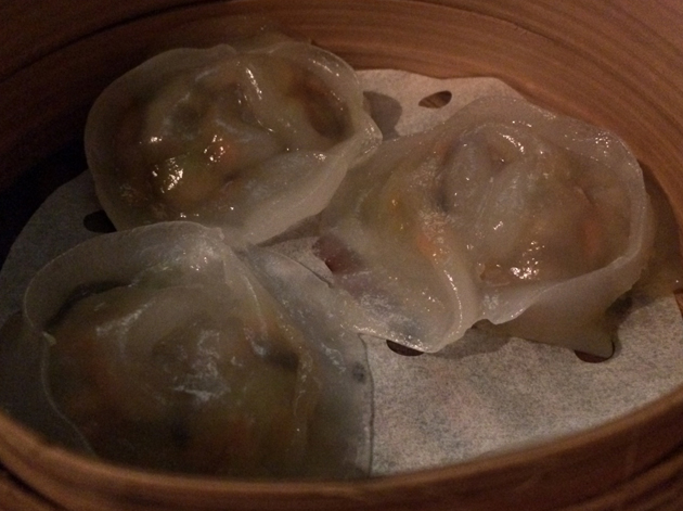 monk vegetable dumplings at courtesan