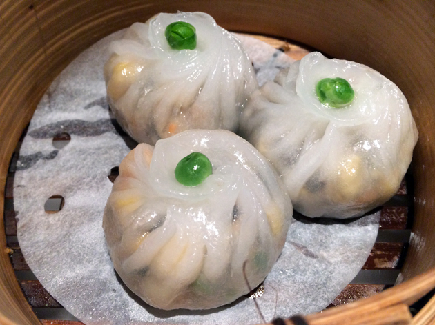monks vegetable dumplings at pearl liang