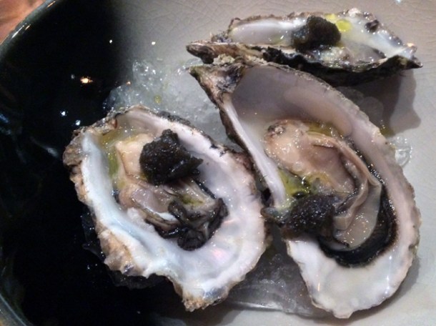oysters at sixty four degrees london