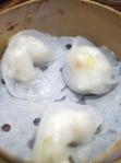 scallop dumplings at new china