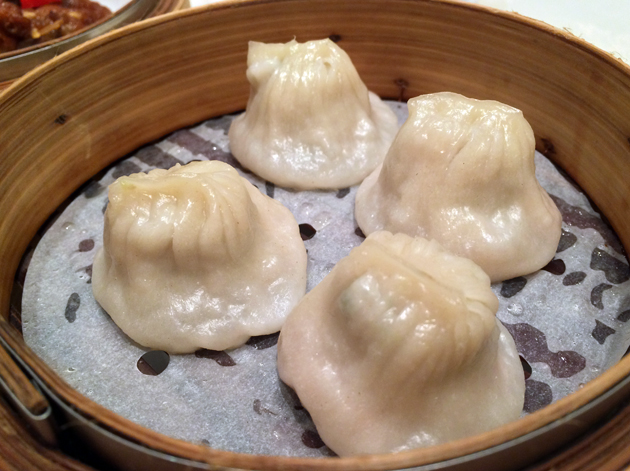 shanghai pork soup dumplings at young cheng