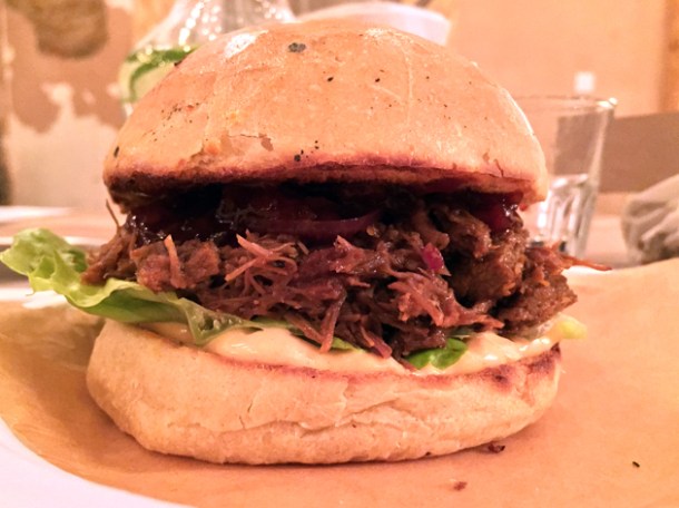 beef short rib burger at the joint marylebone