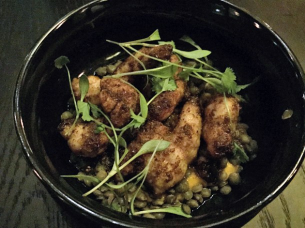 curried lamb sweetbreads at tredwells