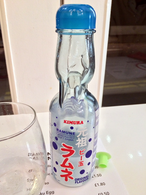 ramune lemonade at kanada-ya