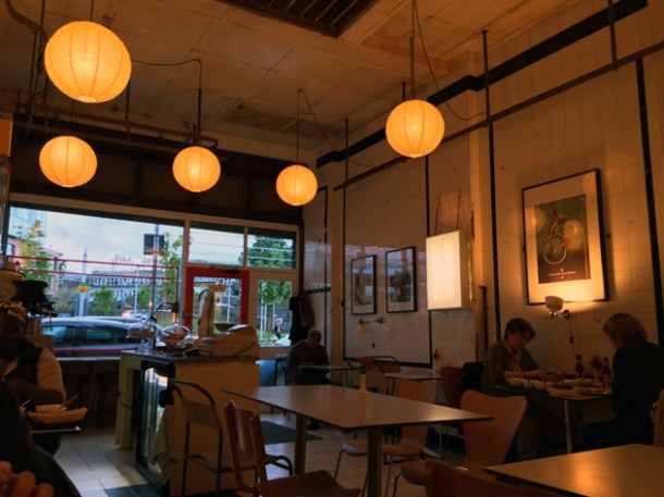 interior blue nile cafe