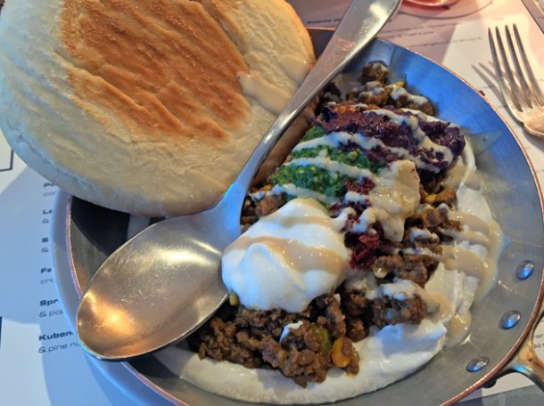 deconstructed kebab at the palomar