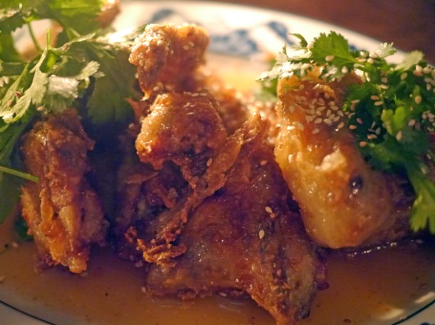 fish sauce chicken wings at smoking goat