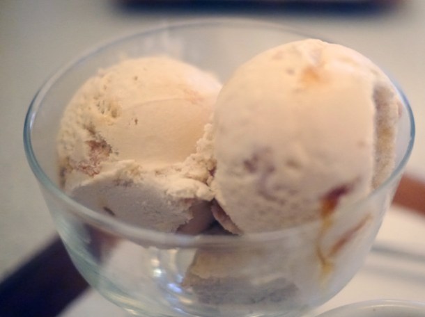 ice cream affogato at blue nile cafe