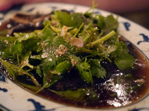 mushrooms at smoking goat