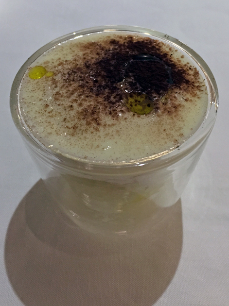 salt cod tiramisu at all'oro rome