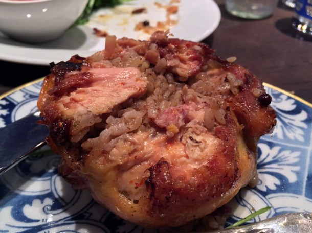 topkapi chicken rice stuffing at babaji pide