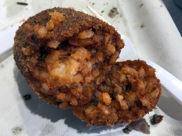 sliced suppli from panifico bonci